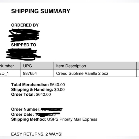 Creed Sublime Vanille authentic from Saks - Picture 6 of 7